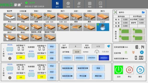 重用自動高速エッジバンドリングマシン